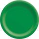 Festive Green Extra Sturdy Paper Dinner Plates, 10in, 20ct